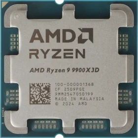 AMD RYZEN 9 9900X3D @ 4.4 GHz - TRAY / Turbo 5.5GHz / 12C24T / L1 0.96MB L2 12MB L3 128MB / AM5 / Zen 5 / 120W (100-000001368)