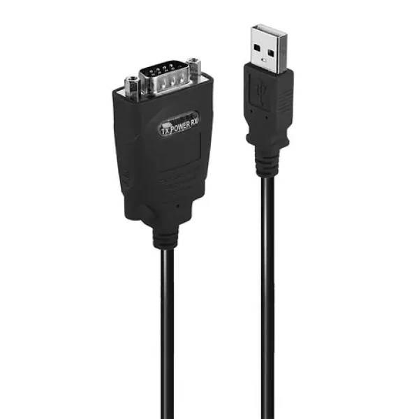 Lindy USB-RS485 čierna / Konvertor / D9 konektor / 1 m / 3 Mbit / s (42845)
