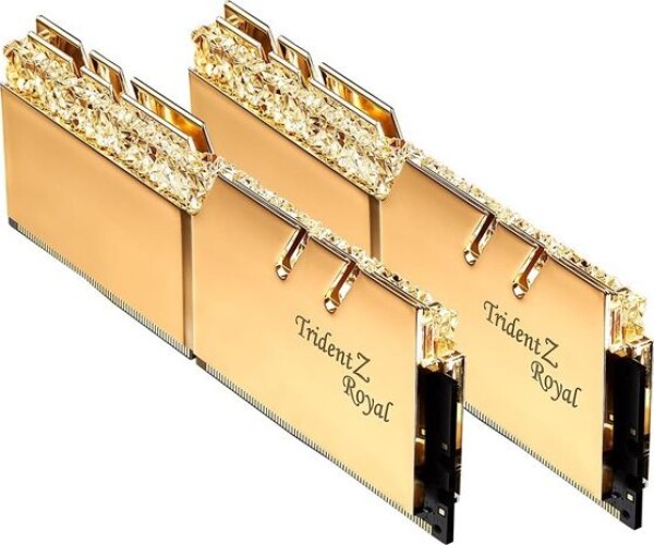 G.Skill Trident Royal Gold 16GB (2x8GB) 3200MHz / DDR4 / CL16-18-18-38 / 1.35V / XMP 2.0 / LED podsvietenie (F4-3200C16D-16GTRG)