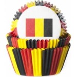 Košíčky na muffiny vlajka Belgicka 50 ks - House of Marie - House of Marie