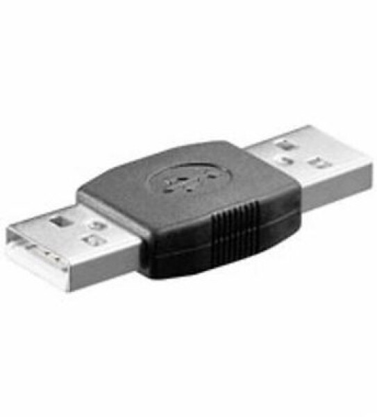 DeLock USB Adapter - USB A samec-samec (spojka) / čierny (65011DE)