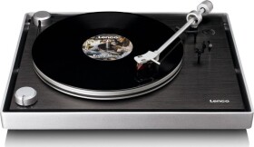 Lenco Lenco L-455BK - gramofon z aluminiową obudową i wkładką 2M RED