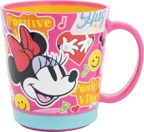STOR Hrnček s protišmykovým dnom 410 ml Minnie (74467)