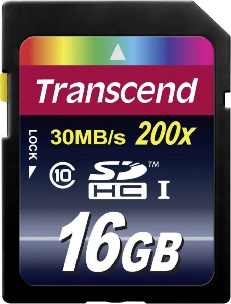 Transcend 200x SDHC 16 GB Class 10 (TS16GSDHC10)