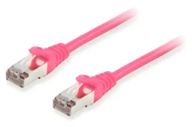 Equip Cat6a S/FTP ružová / Patch kábel / RJ-45 / 5 m / PoE+ / LSZH (606906)