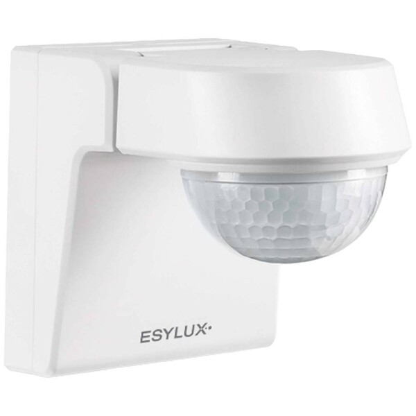 ESYLUX EM10025396 na strop, montáž na stenu, na omietku senzor pohybu 280 ° biela IP55, IK07; EM10025396