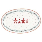 GREEN GATE Servírovací tanier Juana White 24 cm