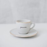 Bella Rose Šálka na espresso s podšálkou Pauza 90 ml