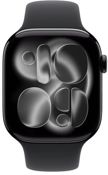 Apple Watch Series 11 42mm Jet Black /Black Sport Band - S/M
