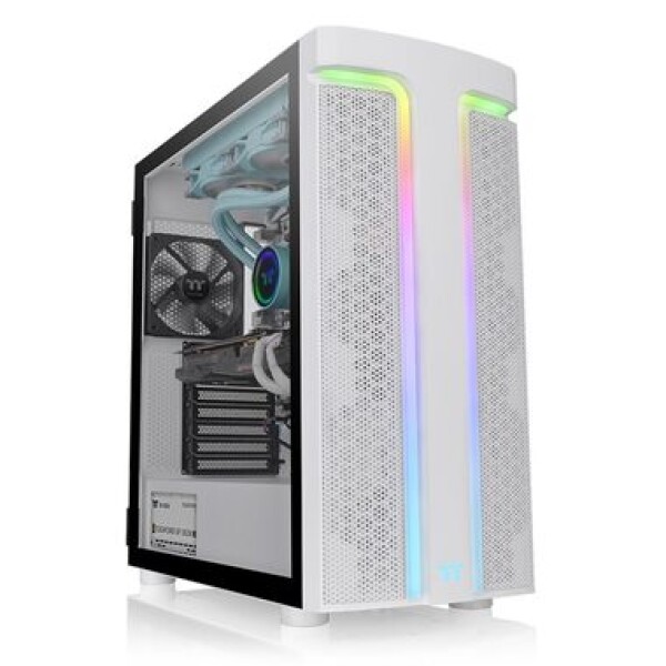 Thermaltake H590 TG ARGB Snow White / ATX / 2 x USB 3.0 / Bez Zdroje / priehľadná bočnica (CA-1X4-00M6WN-00)