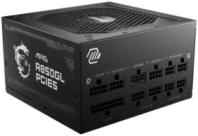 MSI MAG A850GL PCIE5 II čierna / 850W / 120mm / ATX3.0 / aktívny PFC / 80PLUS Gold (306-7ZP8D11-CE0)