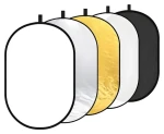 Neewer Reflektor 5v1 80×120 cm / Fotografický reflektor / skladacia / 5 povrchov / prepravná taška (RF0812)