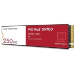 WD RED SN700 250GB / M.2 2280 / NVMe PCI-E 3.0 x4 / RW: 3100 amp; 1600 MBps / MTTF: 1.75 / 5y (WDS250G1R0C)