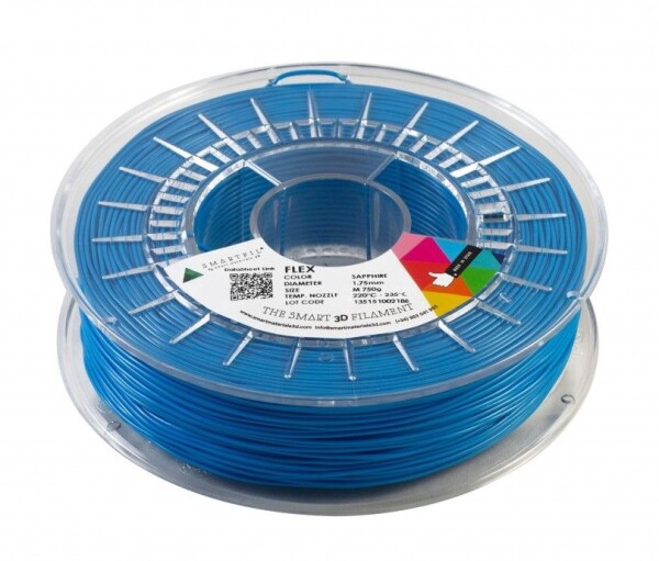 Smartfil FLEX filament zafírovo modrý 1,75 mm Cívka: 0,75 kg