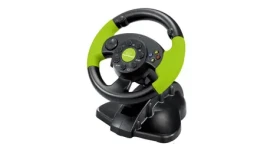 Esperanza EG104 High Octane volant čierno-zelená / vibračné technológie / 180 ° otáčania / PC amp; PS3 amp; Xbox 360 (GIAESPOPC0002)