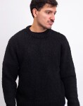 Edwin Dun Textured Sweater Black garment washed M