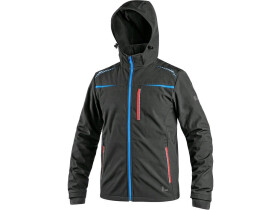 CXS NORFOLK Pánska bunda čierno / modrá 3XL 123010981797