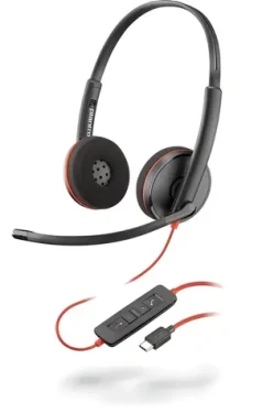 Poly Blackwire C3220 čierna / Náhlavná súprava / mikrofón / jedno slúchadlo / USB-C (209749-22)
