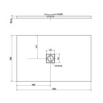 POLYSAN - FLEXIA sprchová vanička z liateho mramoru s možnosťou úpravy rozmeru 130x80cm 72899