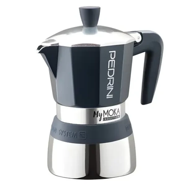 Pedrini MyMoka modrá / Moka kanvička / 6 šálok / 0,3 l / hliník / vhodná aj pre indukciu (100002164146)