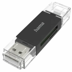 Hama čítačka SD kariet / USB-A / microUSB (200130)