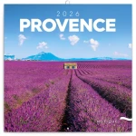 NOTIQUE Poznámkový kalendár Provence 2026 - Západná / 30 x 30 cm (PGP-35160-Z)