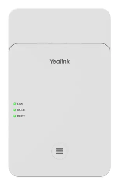 Yealink W75 Mini MC biela / DECT základňová stanica / PoE / 20x SIP / dosah 300 m (1302032)