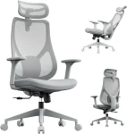 SENSE7 Moyo šedá / Kancelárske ergonomické kreslo / nosnosť 150 kg (5902659848079)