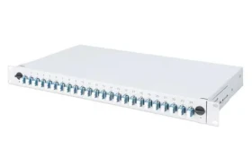 Digitus Optický spojovací box 12x LC OM4 sivá / Spojovací box / 1U / Oceľová konštrukcia (DN-96331-4)