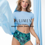 Julimex Sea Story Jednoduché maxi nohavičky S-2XL zelená-zelená S