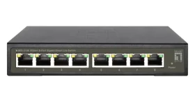 LevelOne GES-2108 čierna / Switch / 8- Port / 1000 Mbps / SMART Lite / bez ventilátora (52091203101)