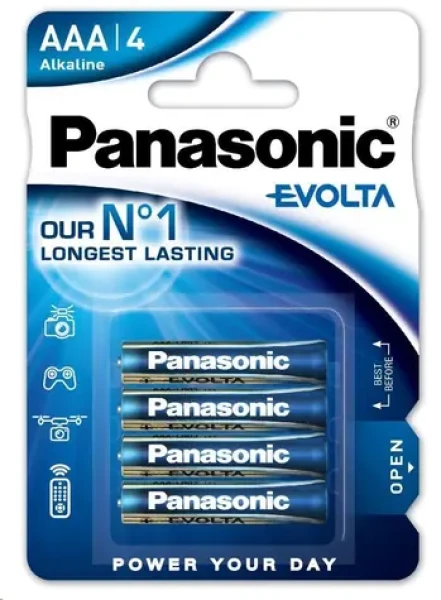 Panasonic Evolta Platinum LR03EGE/4BP / Alkalická batéria / AAA / 1,5 V / 4 ks / Blister (2781,00)