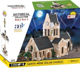 Cobi 2299 Kostol v Sainte-Mere-Église