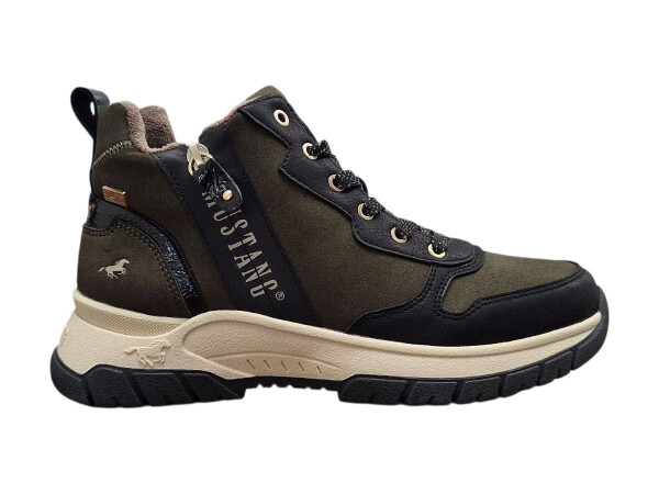 Mustang 15M0172006 Dámska zimná členková obuv khaki 39