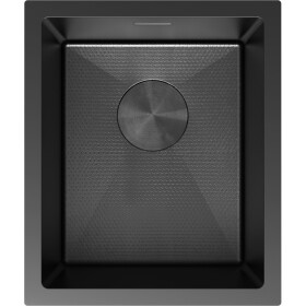 MEXEN - Trixo oceľový drez 1-bowl 370 x 440 mm, čierna HC 6412371000-70HC