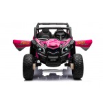 Mamido Elektrické autíčko Buggy UTV X3 Off-Road 4x4 24V ružové