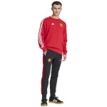 Pánske tepláky M IT4179 čierno-červené - Adidas XL