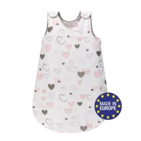 Bomimi Spací vak 75cm / 3-12m, SRDIEČKA šedá (BO2314GRY034)