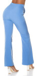 Elegant high-waisted business style flared pants XS