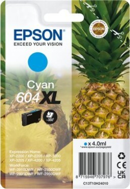 Epson Epson 604XL nabój z Tonerem 1 ks Náhradný Wysoka (XL) wydajność Cyjan