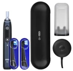 Oral-B iO 8N čierna / Rotačná zubná kefka / 6 režimov / Bluetooth / časovač / tlakový senzor / OLED displej (4210201408567)
