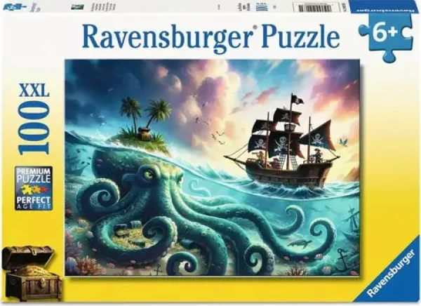 Ravensburger 120042631 Pirátsky poklad 100 dielikov