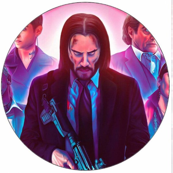 Jedlý papier John Wick postáv 19,5 cm - Pictu Hap - Pictu Hap