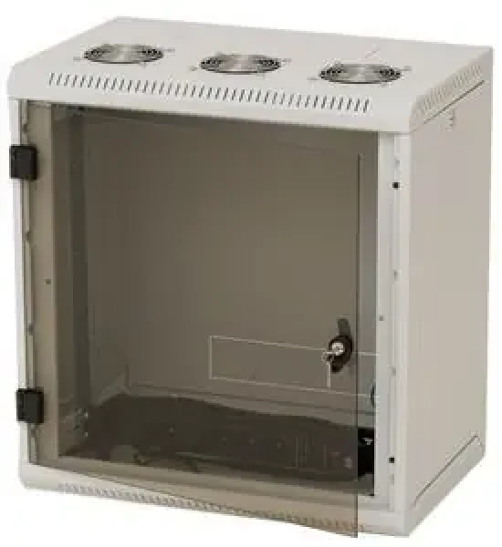 Triton RUA-15-CS6-CAX-A1 / Nástenný rozvádzač 19" / 15U / 600 mm / plechové dvere / odnímateľné bočnice (RUA-15-CS6-CAX-A1)