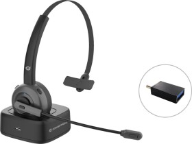 Conceptronic Headset Wireless Bluetooth mit Ladestation sw