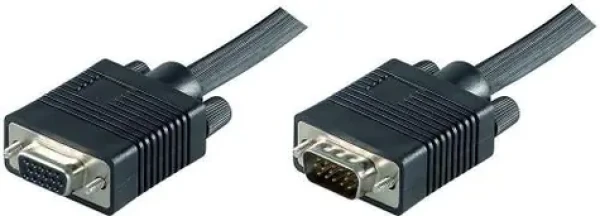 MicroConnect Predlžovací kábel Full HD SVGA 5m čierna / Full HD (1920x1080) @ 60Hz (MONGH5B)