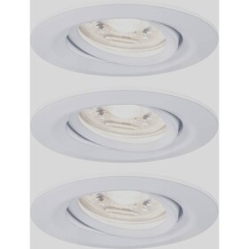 Paulmann 94293 EBL Nova mini Coin LED vstavané svetlo sada 3 ks LED 4 W biela; 94293