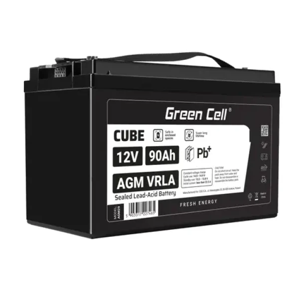 Green Cell Akumulátor AGM 12V 90Ah (AGM29)