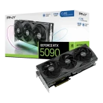 PNY RTX 5090 OC Triple Fan 32GB / 2400MHz / 32GB GDDR7 / 512-bit / 1x HDMI + 3x DP / 1000W (16) (VCG509032TFXPB1-O)