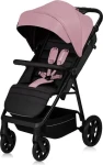 Lionelo Kočík športový Mira Pink Rose / Vodeodolná strieška UPF50+ / Nastaviteľná rukoväť / Polohovateľné operadlo (LO-MIRA PINK ROSE)